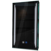 Specchio LED Verticale | Pulsanti touch | Funzione anti-appannamento | Luce bianca fredda - Reyze Serie Salono Modello 8